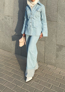 Lightwash denim set