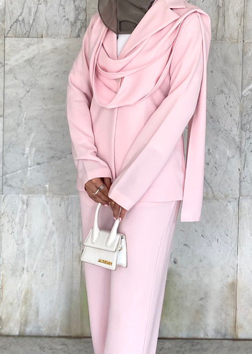 Blazer with shawl