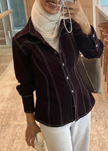 Load image into Gallery viewer, Maroon Cardigan
