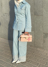 Load image into Gallery viewer, Lightwash denim set
